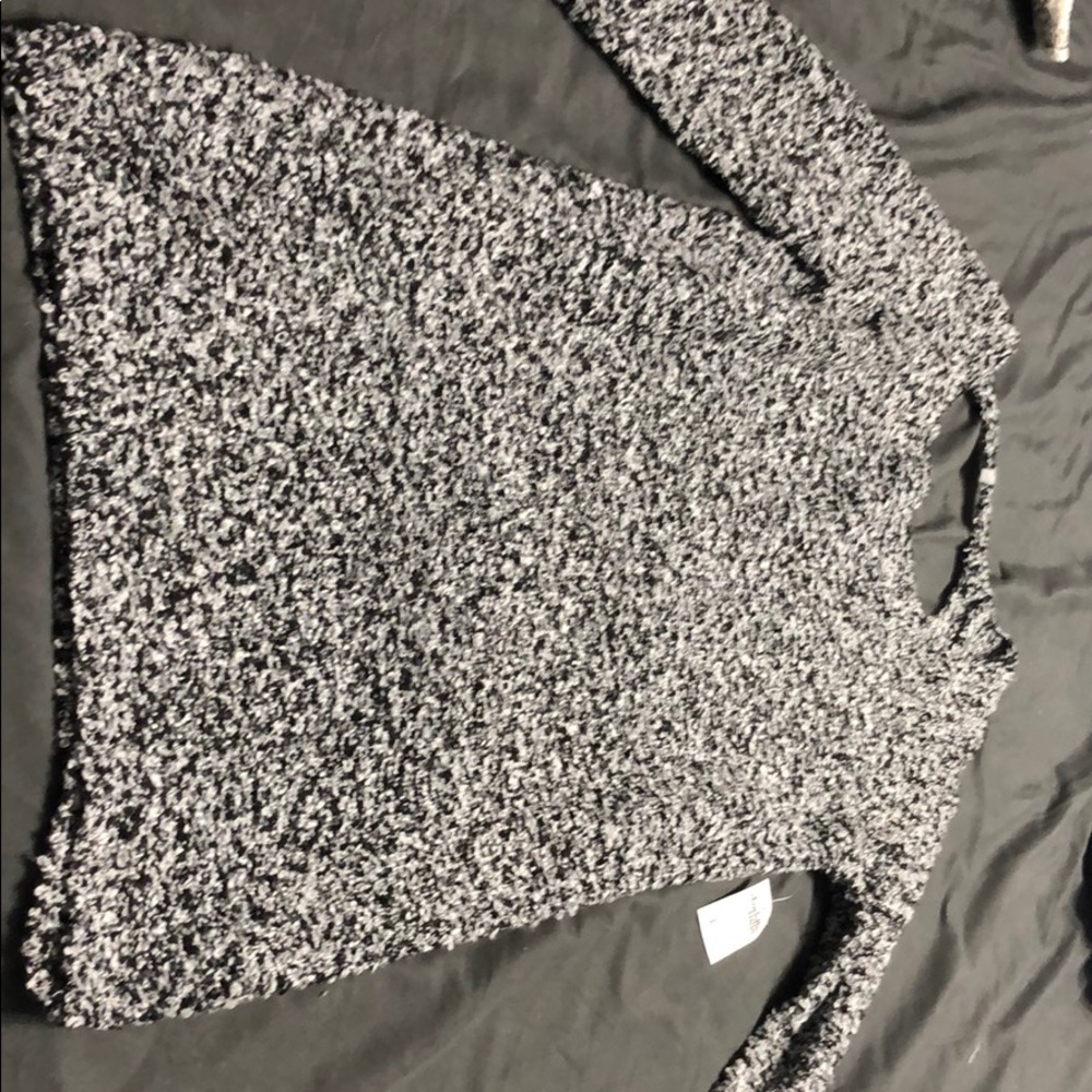 Sweater dress with open back